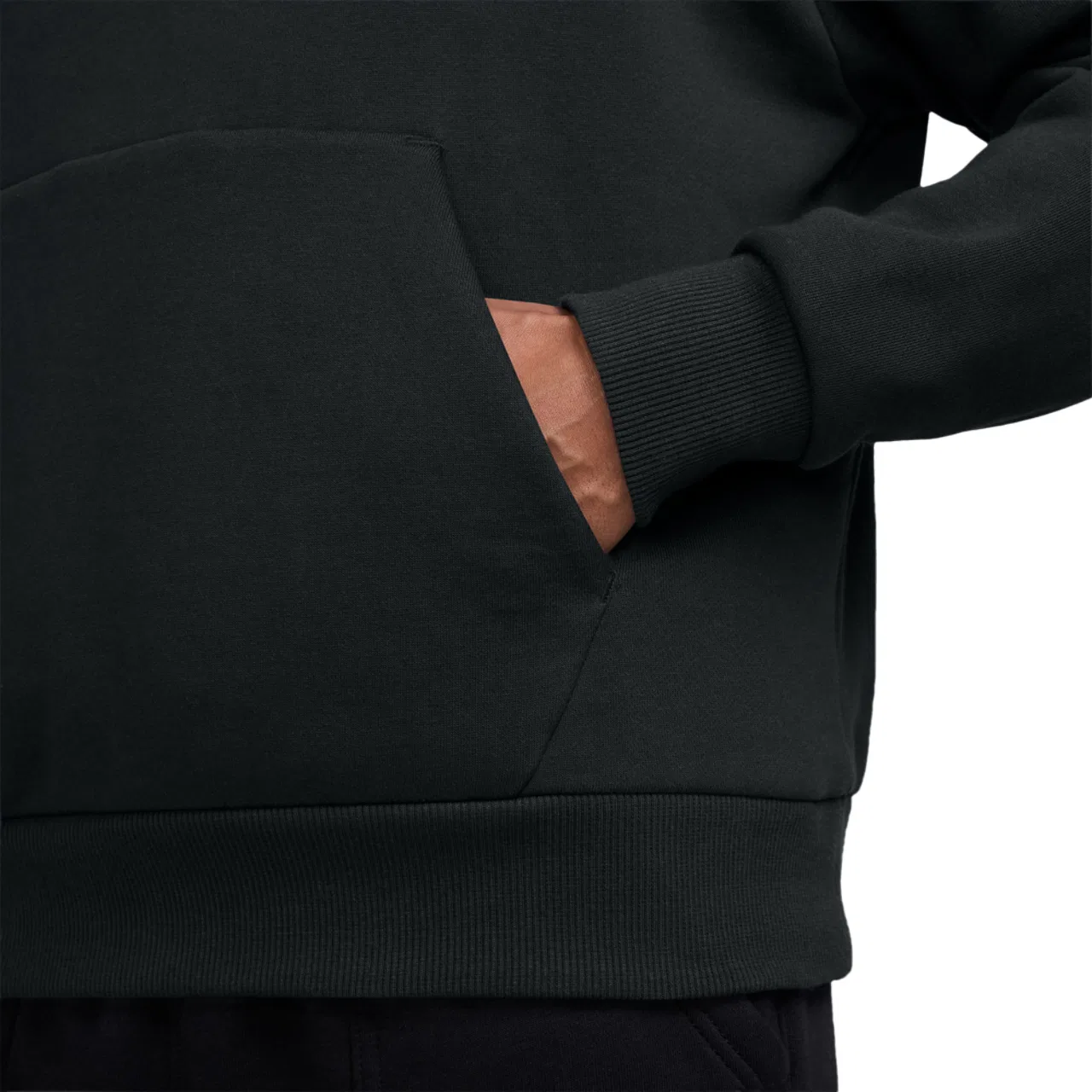 Мужской худи свободного кроя с фирменным принтом Nike Solo Pullover Concept Hoodie, Nike, Sail/Black — фото 3