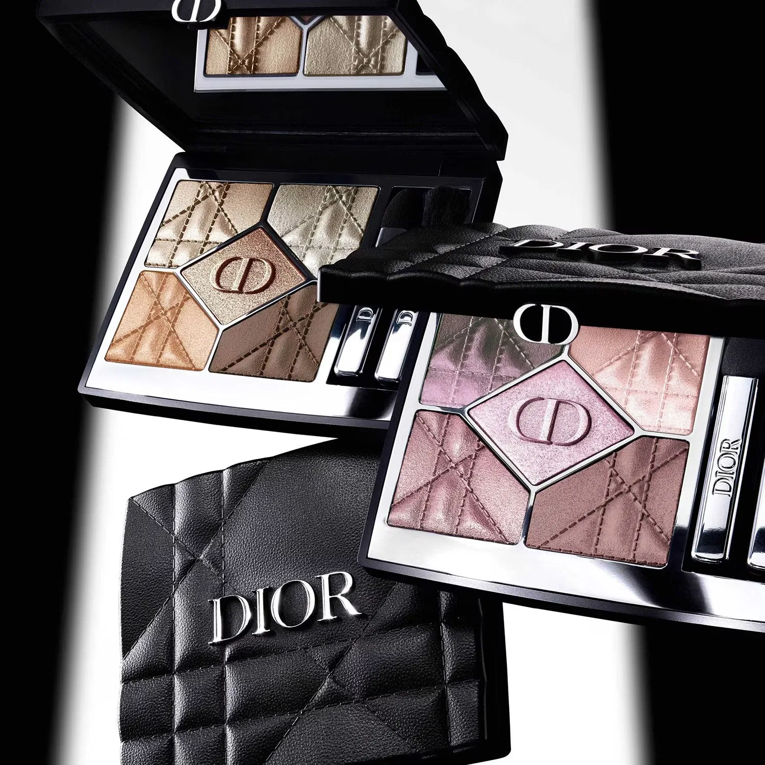 Палитра теней для век с 5 оттенками, с эффектом каннелюры, DIOR, 563 Brown Brocart — фото 4