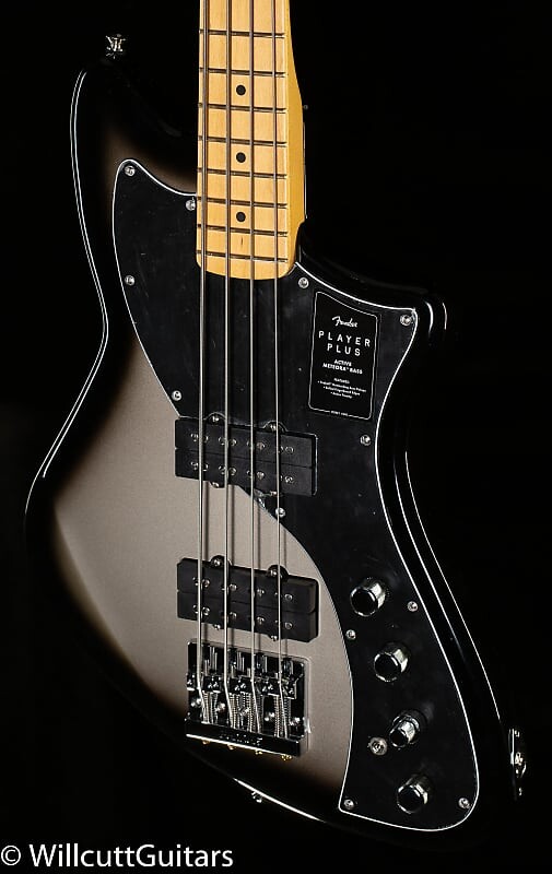 

Fender Player Plus Active Meteora Bass Кленовый гриф Silverburst (102) Бас-гитара