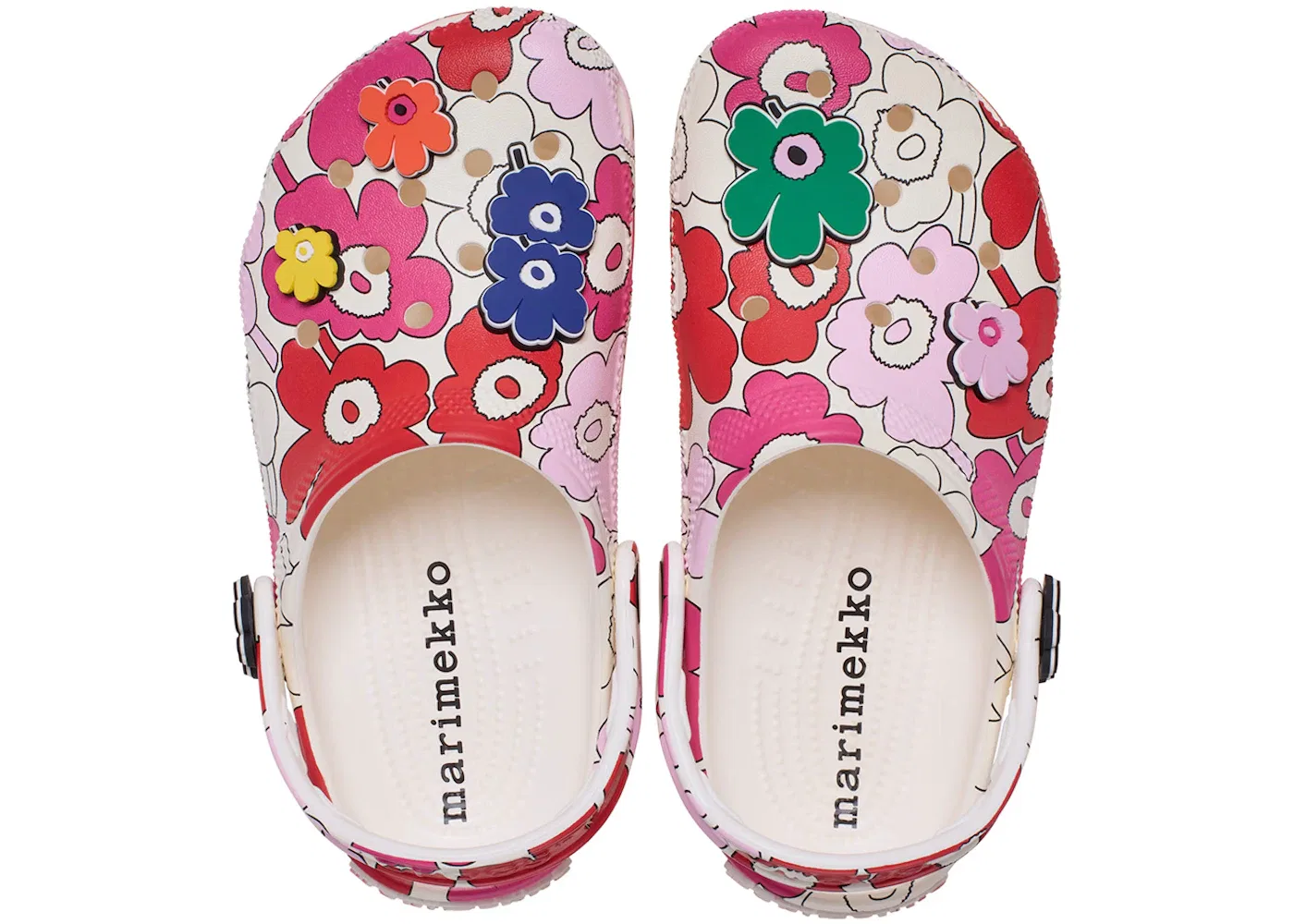 Детские сабо-клоги с принтом Crocs Classic Clog Marimekko, Multi — фото 2
