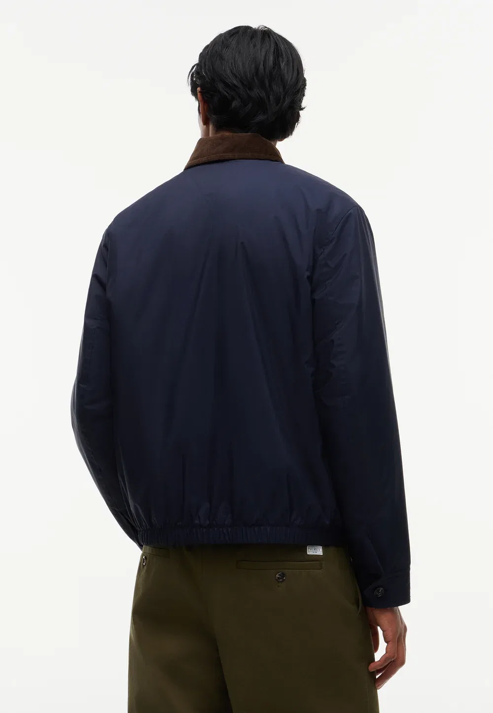 Излишки стеганой куртки-бомбера из плюща Tommy Hilfiger, Navy Blue — фото 3
