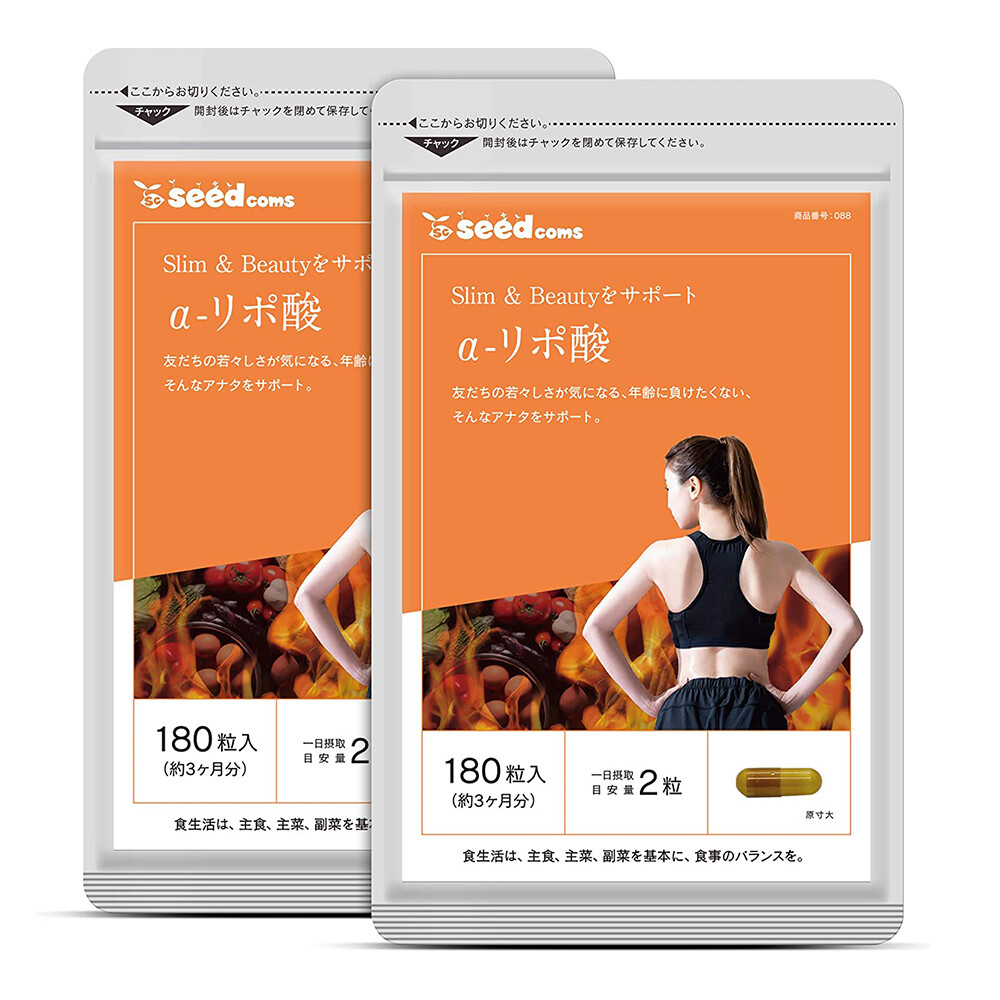 

Добавка Seed Coms α-lipoic Acid Supplement Diet, 2 предмета, 180х2 таблеток