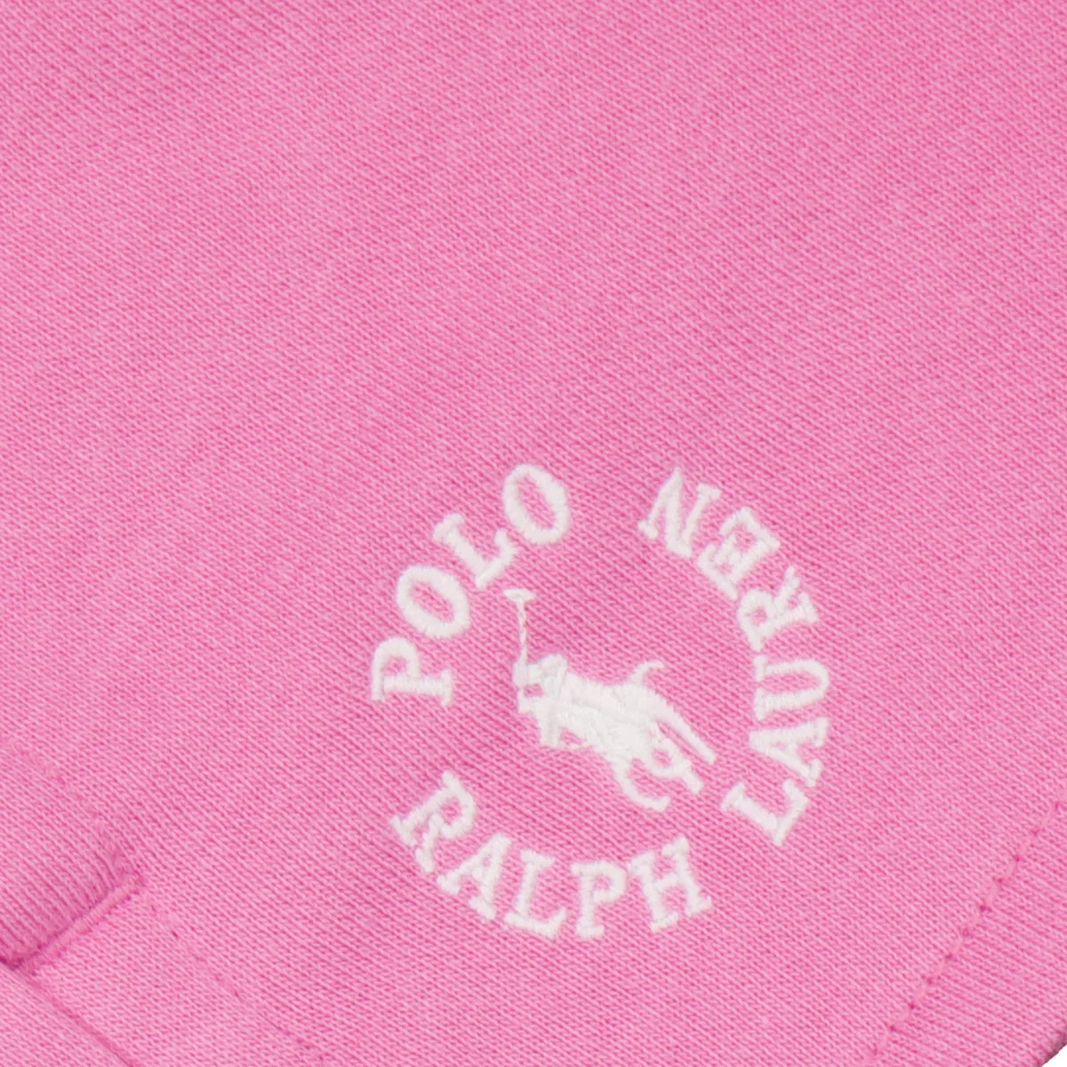 Шорты хлопковые с вышитым логотипом Iconic Pony Polo Ralph Lauren, Laguna Pink — фото 2