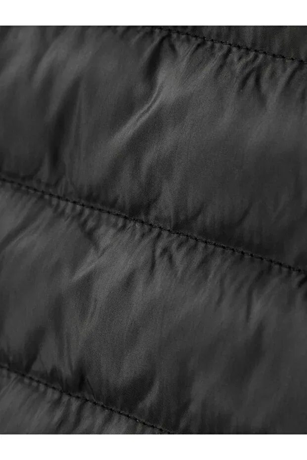 Детское пальто для девочек с капюшоном Gsstore, Black — фото 3