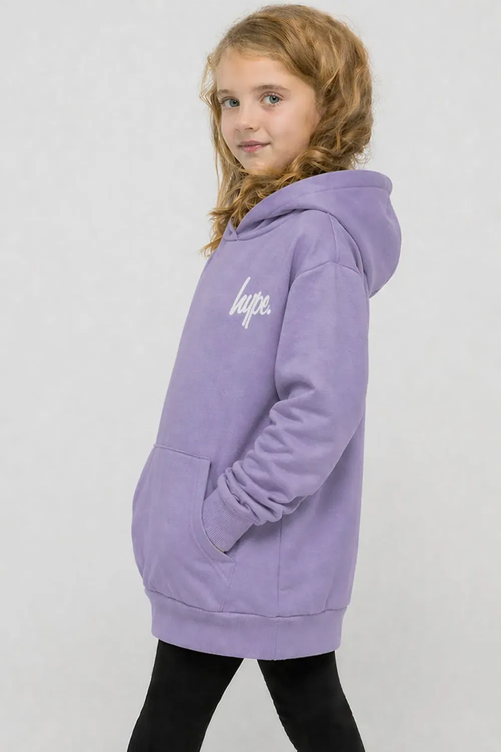 Детский худи с принтом Hype, Purple — фото 4