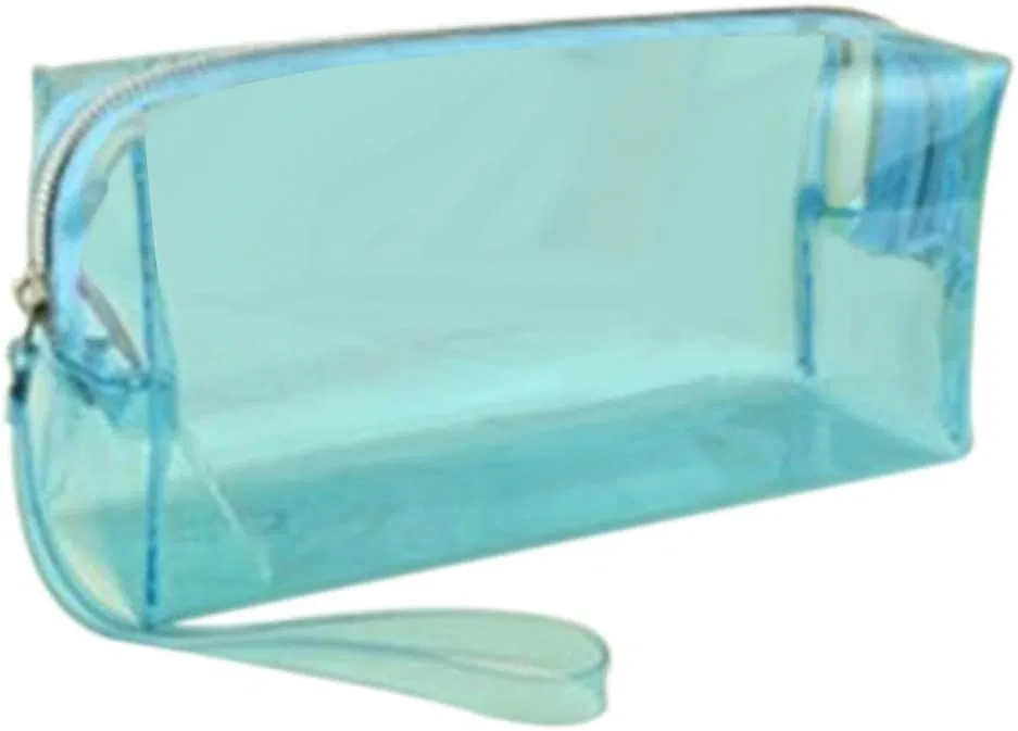 Пенал-косметичка прозрачный PVC, 19.5x6x9 см Generisch