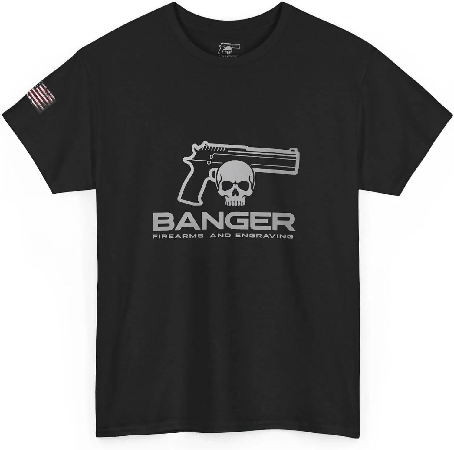 Мужская футболка с принтом Banger Firearms, Black — фото 3