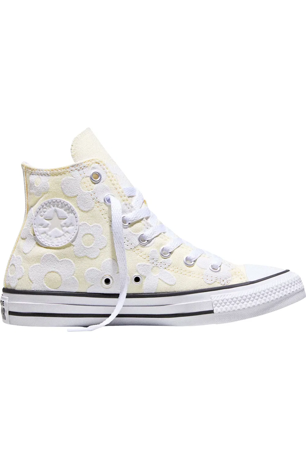Детские кеды высокие на шнуровке Chuck Taylor All Star Converse, Egret/White/Sil