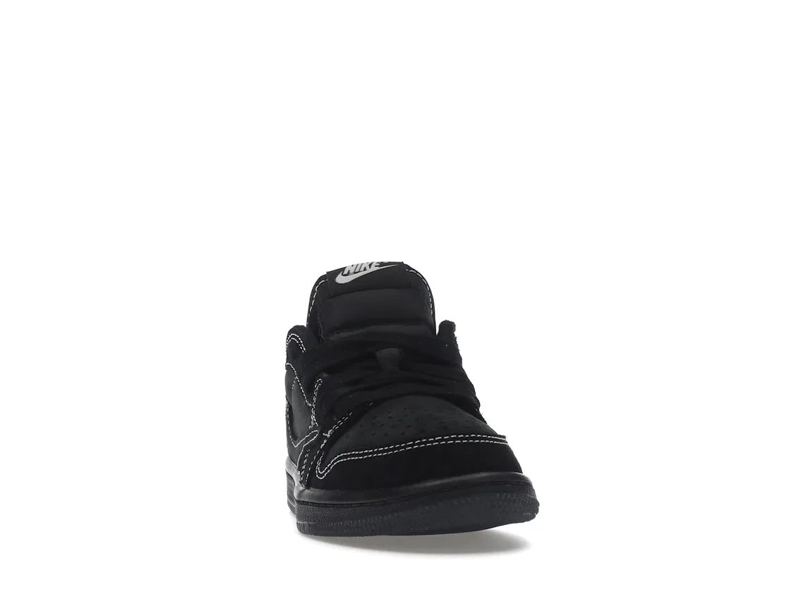 Детские кроссовки lifestyle с принтом Jordan 1 Retro Low OG SP Travis Scott Black Phantom, Black/Phantom/Ale Brown/Racer Blue/Team Orange — фото 2