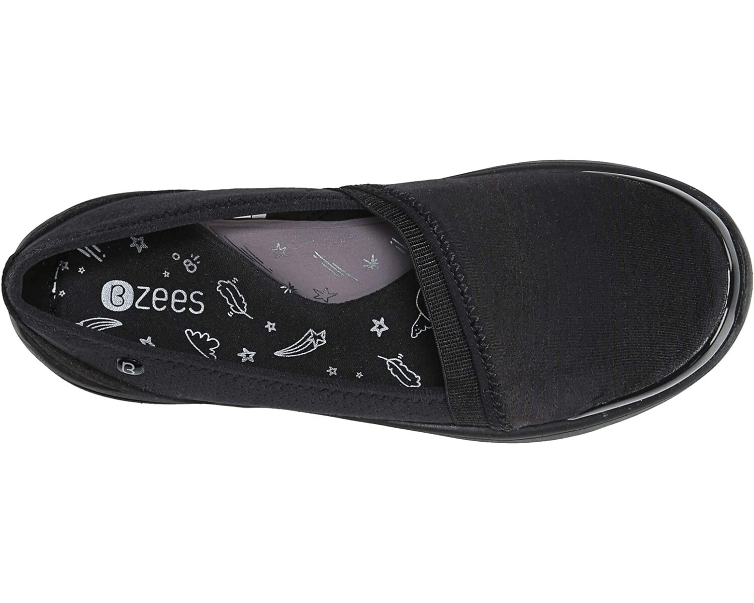 

Кроссовки Lollipop Bzees, вязание с черными градиентными полосками, Черный, Кроссовки Lollipop Bzees, вязание с черными градиентными полосками