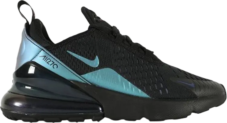 Кроссовки Nike Air Max 270 GS 'Throwback Future', черный — фото 2
