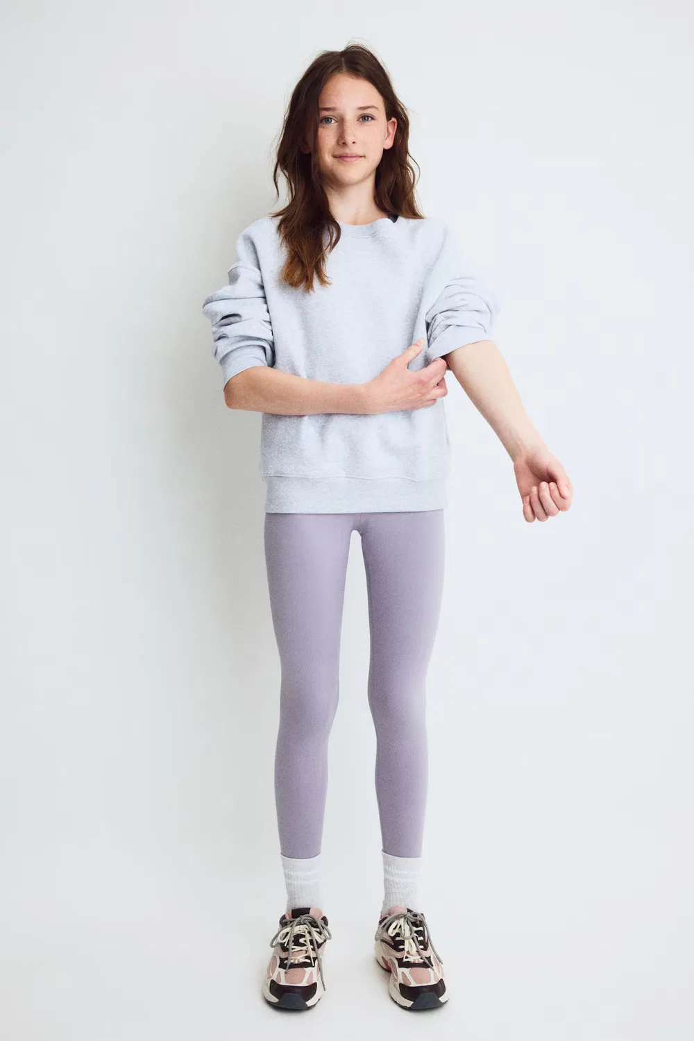 Спортивные леггинсы с технологией Drymove H&M, Mattes Flieder