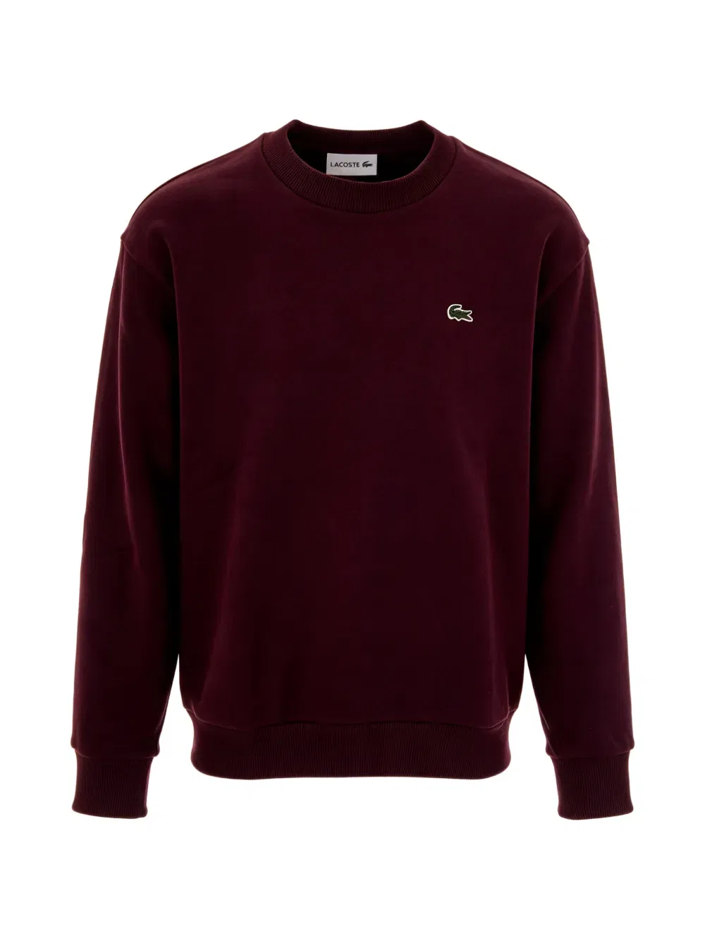 Свитшот хлопковый Lacoste, коричневый