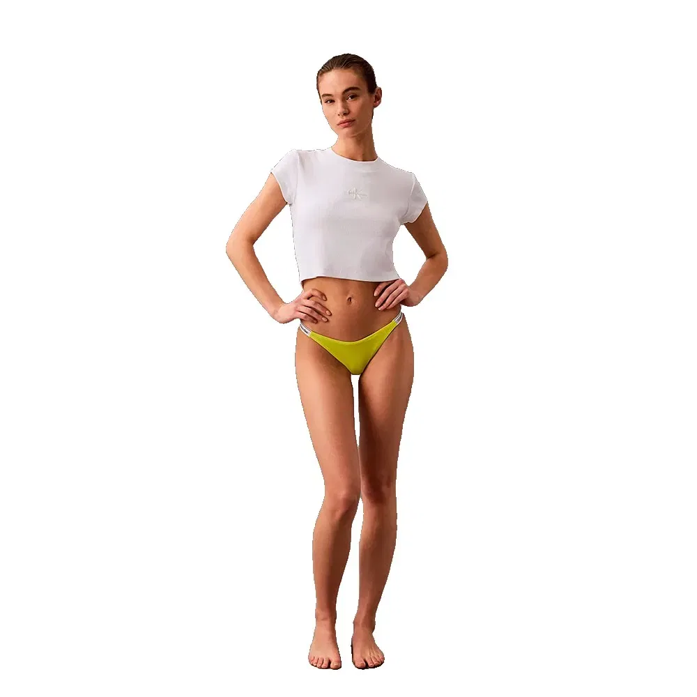 Трусы стринги Calvin Klein, желтый — фото 4