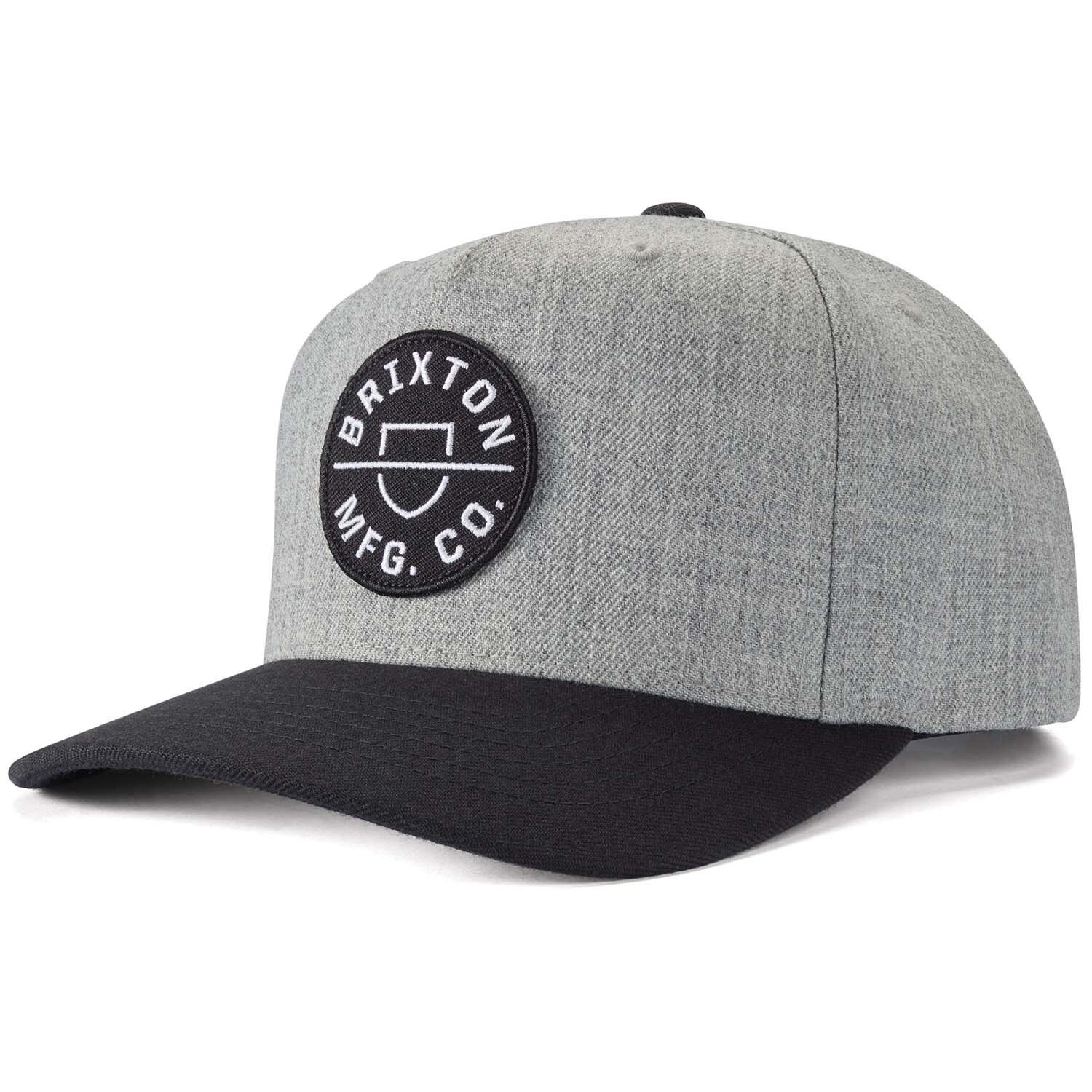 

Кепка Brixton Crest CP MP Snapback, серый
