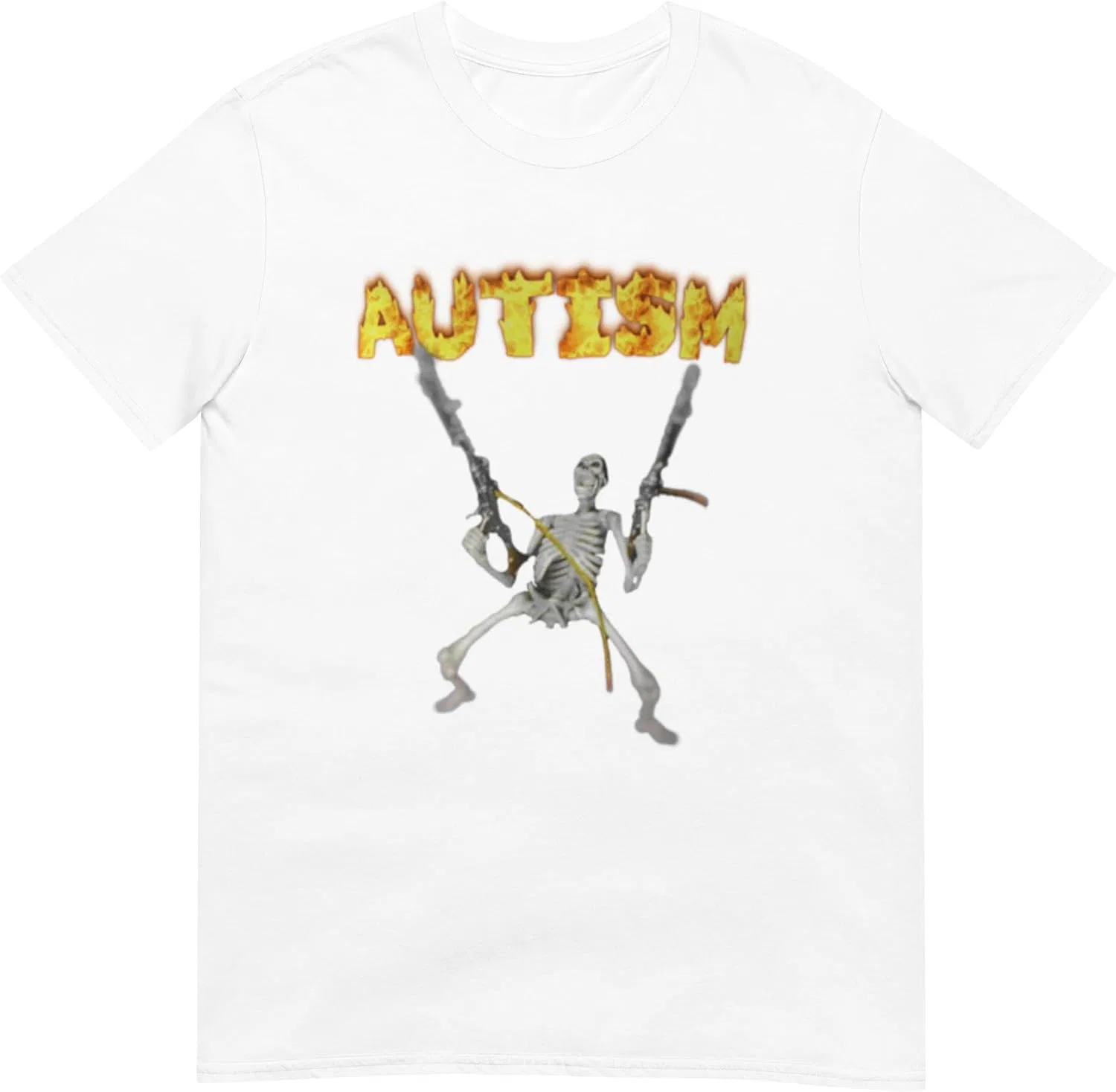 Футболка с принтом скелета Funny Shirt, Black — фото 3