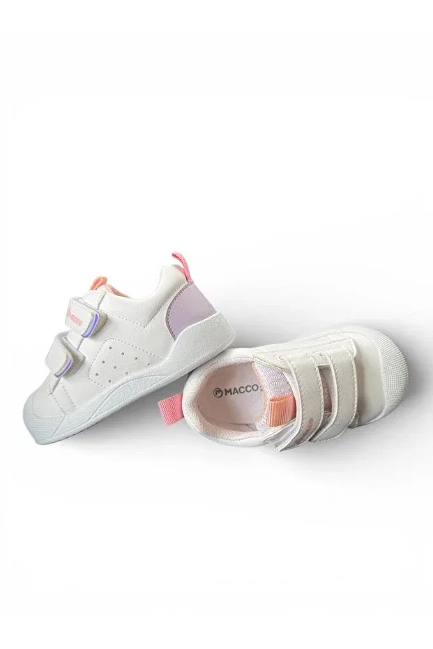 Детские туфли для девочек из искусственной кожи Macco Shoes, White — фото 4