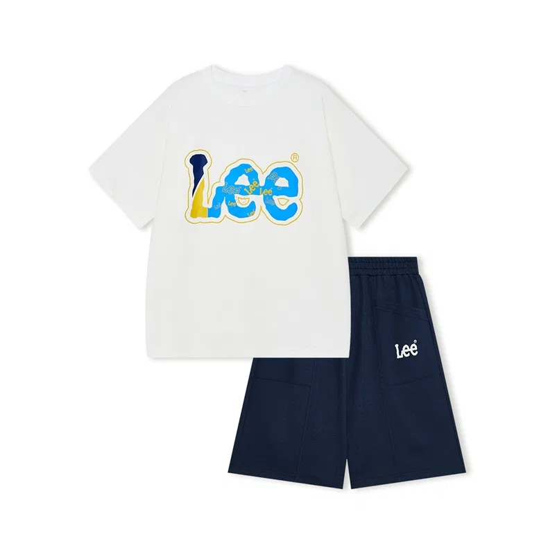 Детский спортивный комплект Casual Sportswear Teenagers Lee, Moon White