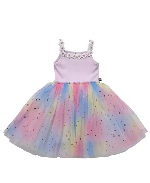 Детское платье для девочек с цветочным кружевом Petite Hailey, Light/Pastel Purple