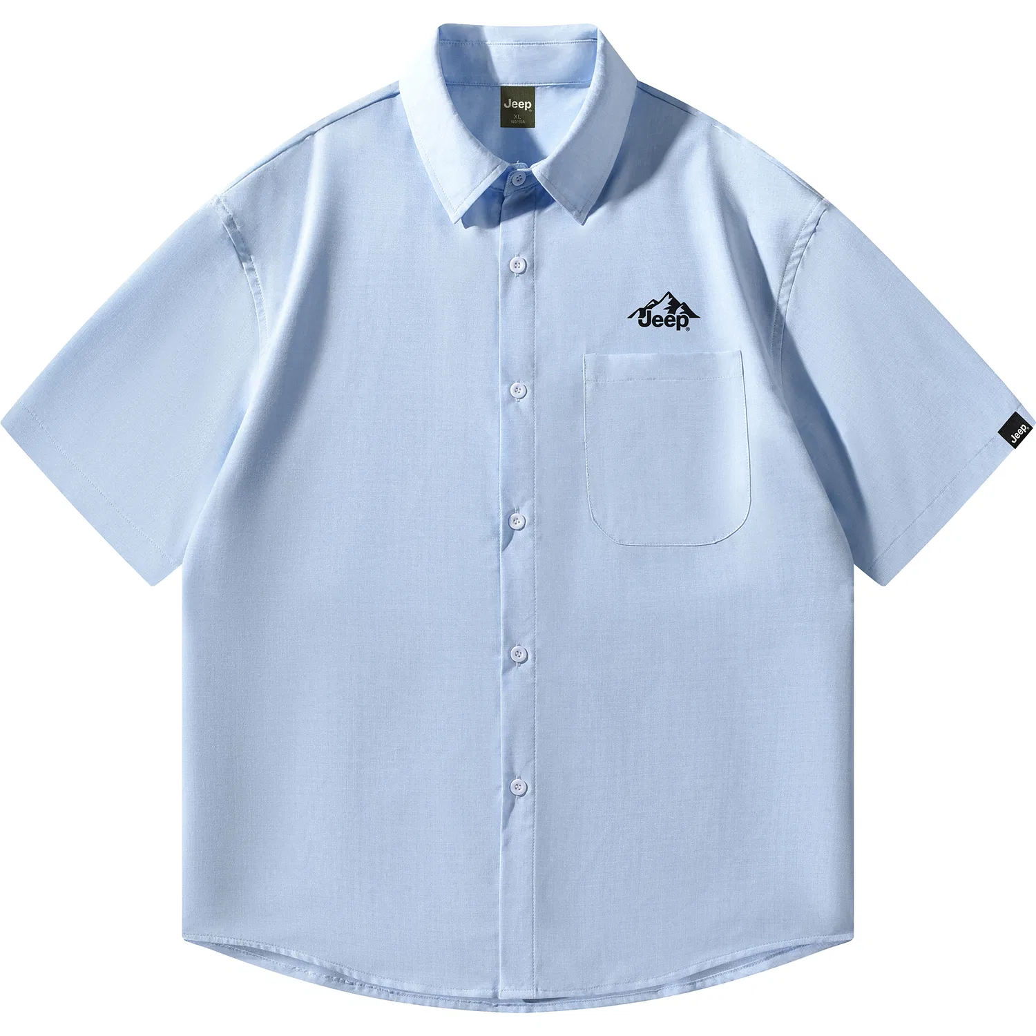 Детская рубашка с коротким рукавом Jeep, Sky Blue