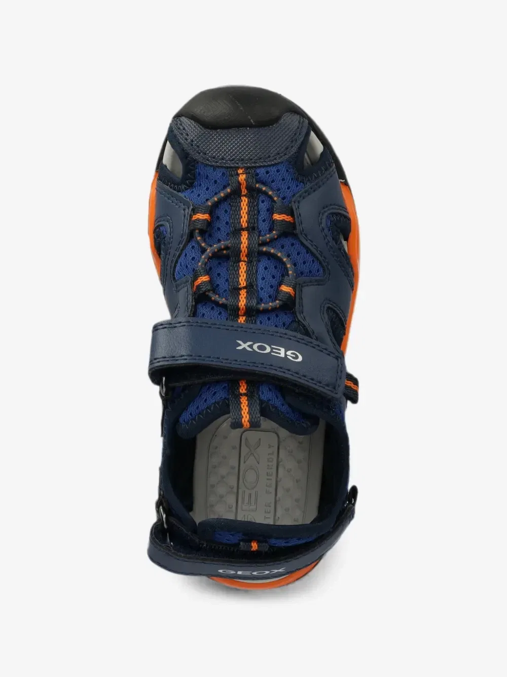 Сандалии Borealis на липучках Geox Kids, синий — фото 4