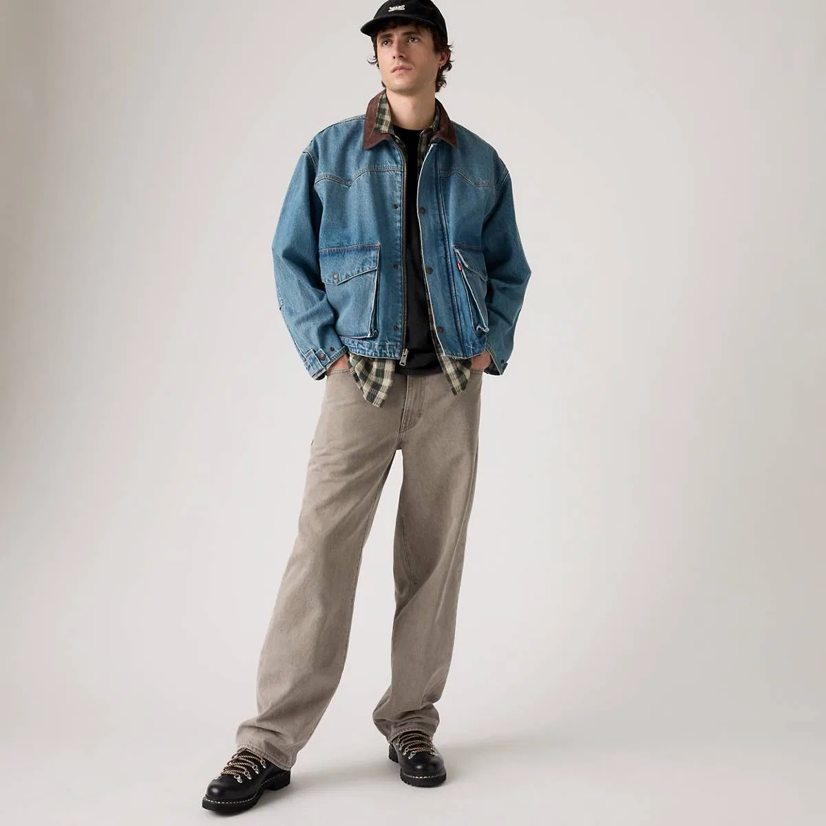 мешковатые мужские джинсы 578 Levi's, Grounding Morel - Brown