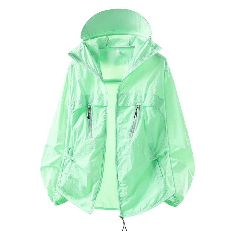 Детская куртка от солнца с капюшоном и отстегивающейся подкладкой Sun Protection Jackets Sugarfunk, Upgraded Lilac — фото 4