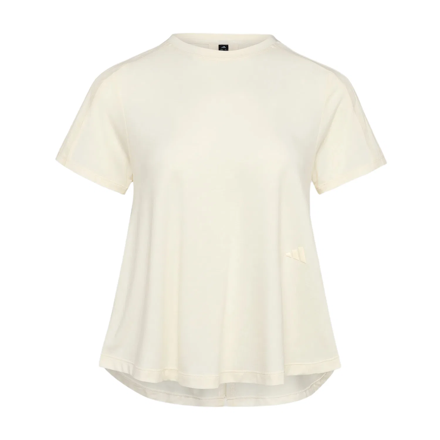 Футболка женская с круглым вырезом, Adidas, Ivory