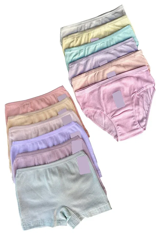 Детский комплект трусов для девочек Kossiga, Ribbed Boxers And Briefs — фото 2