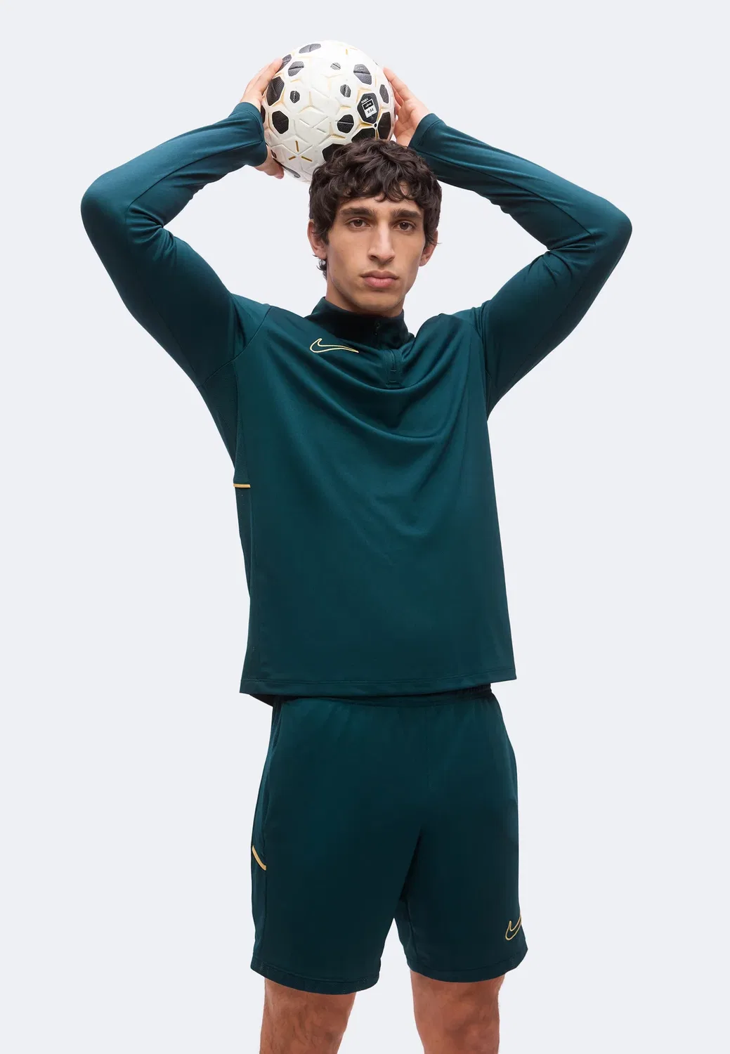 Шорты Acd25 - спортивные шорты Nike Performance, Midnight Spruce/Midnight Spruce/Elemental Gold-Coloured/Metallic Gold-Coloured — фото 4