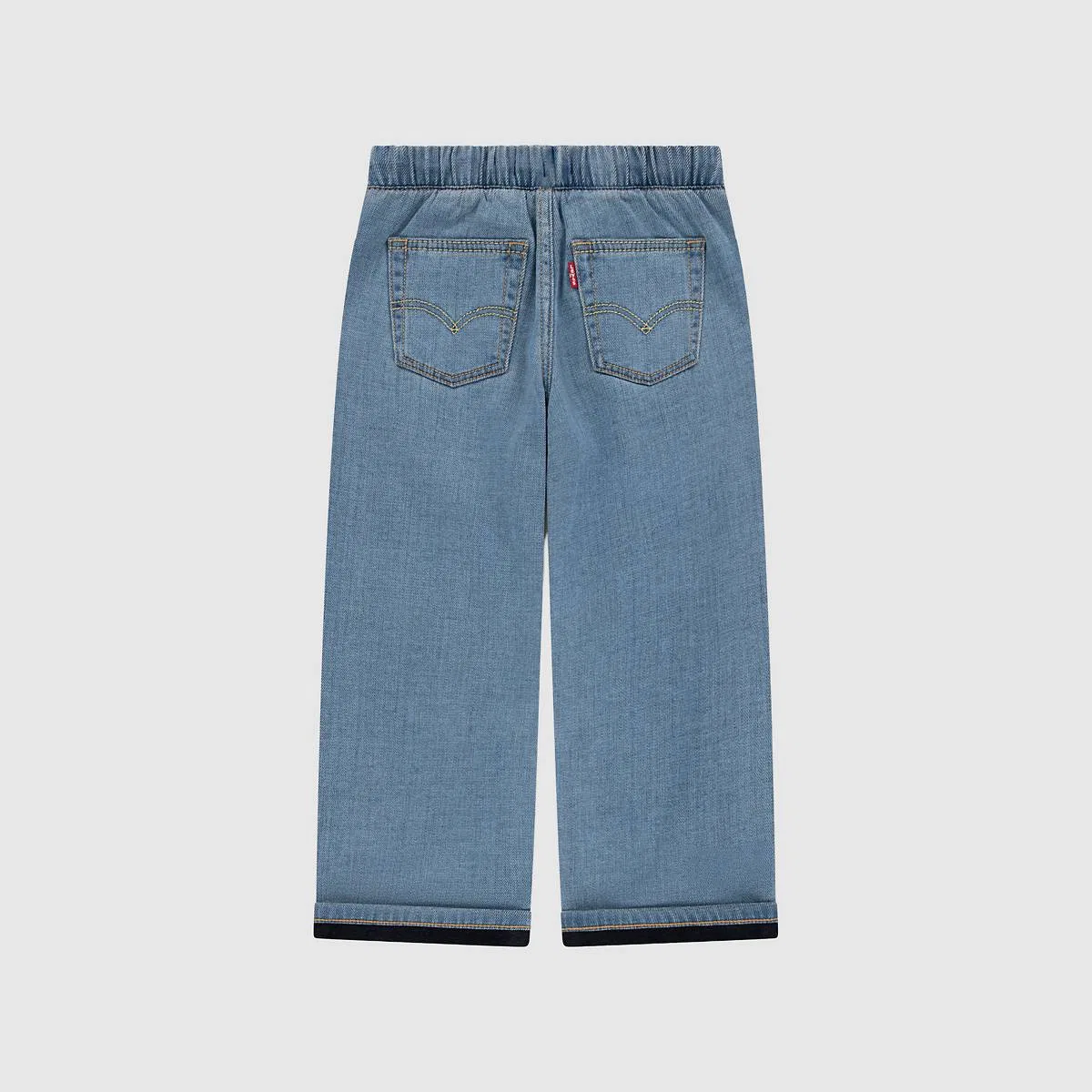 Свободные джинсы без шнурков для мальчиков 4-7 лет Levi's, Basil Sky - Medium Wash — фото 2