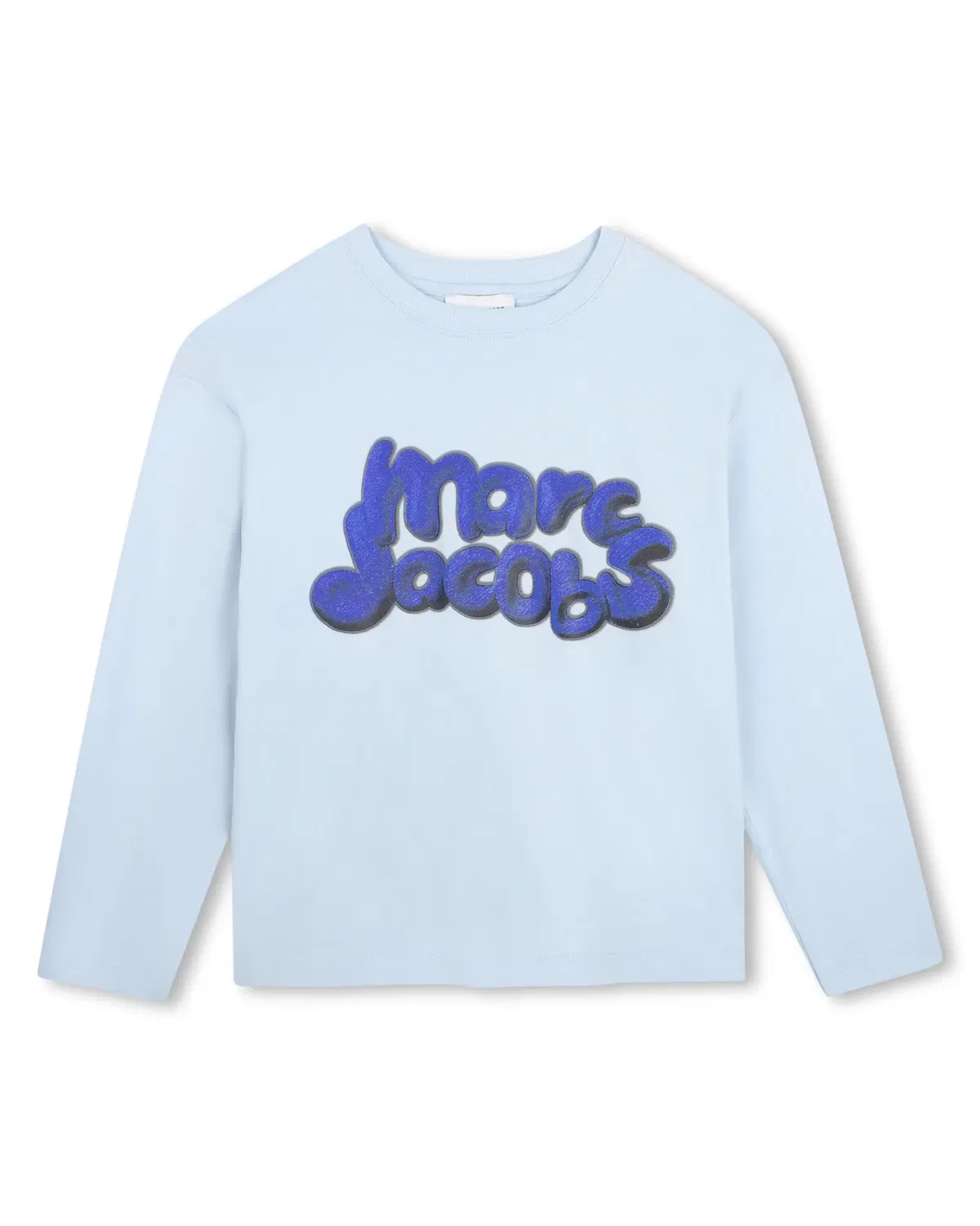 Детская футболка с длинным рукавом с принтом Marc Jacobs, Azul Claro