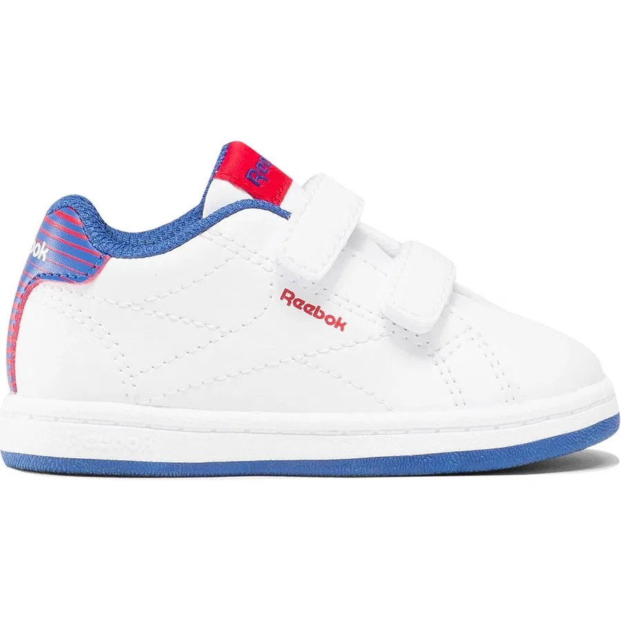 Детские кроссовки с липучками Rbk Royal Complete Cln 2.0 Reebok, Бело-синий — фото 2