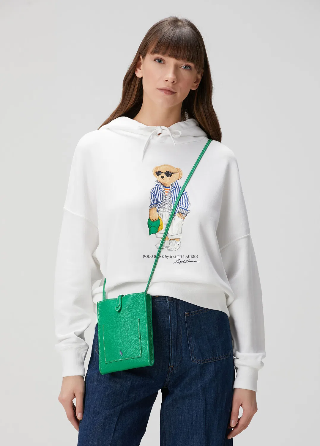 Свитшот женский с капюшоном Polo Ralph Lauren, White