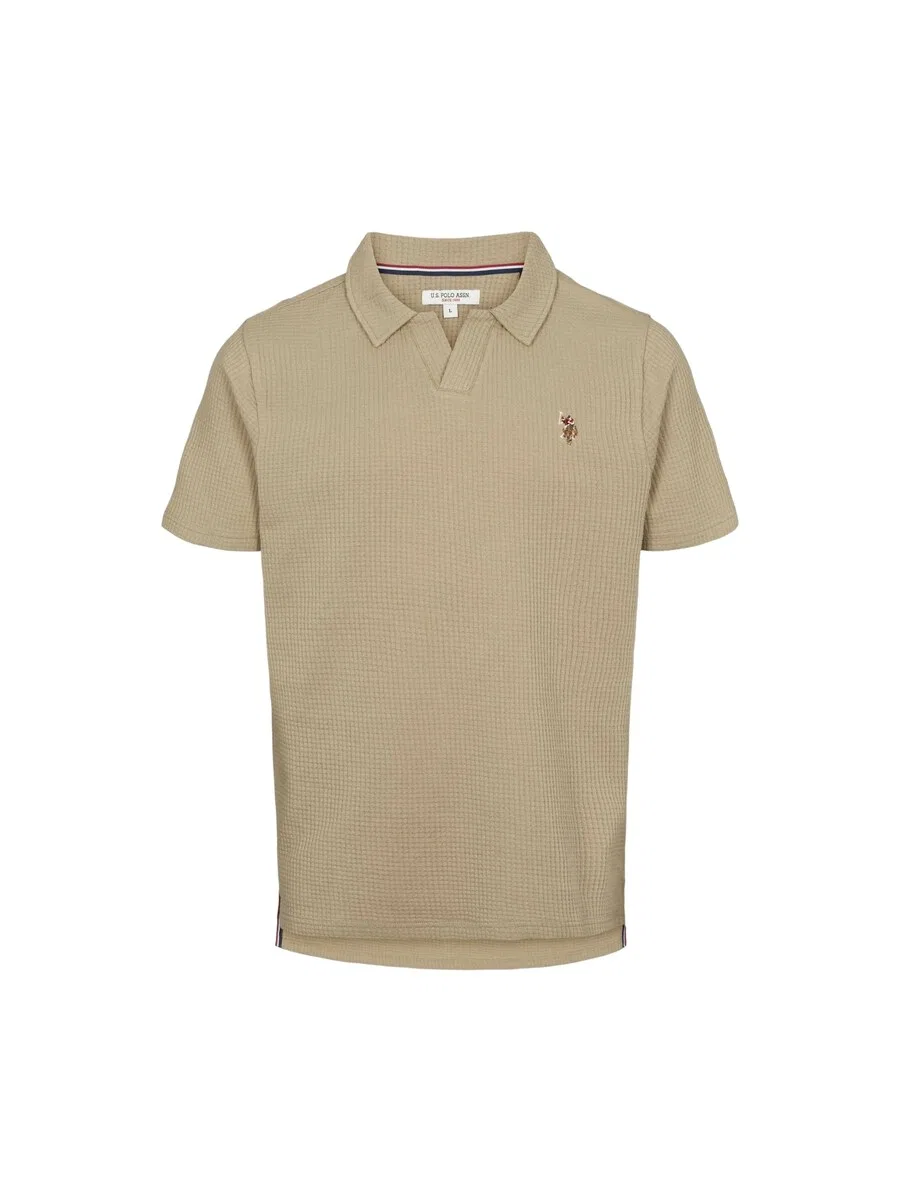 Рубашка на пуговицах стандартного кроя 'UMCosta', бежевого цвета U.S. Polo Assn.