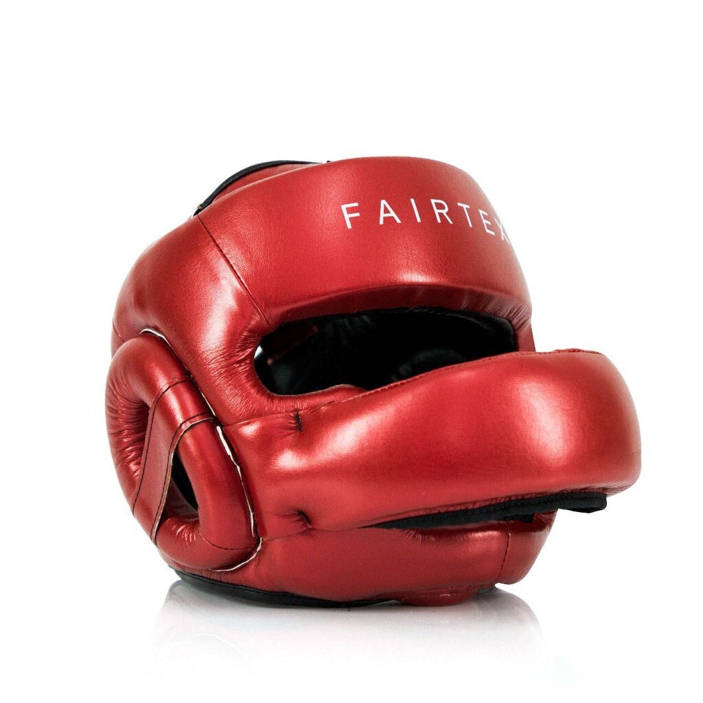 

Защитный шлем Fairtex Pro Sparring, размер S, красный металлик