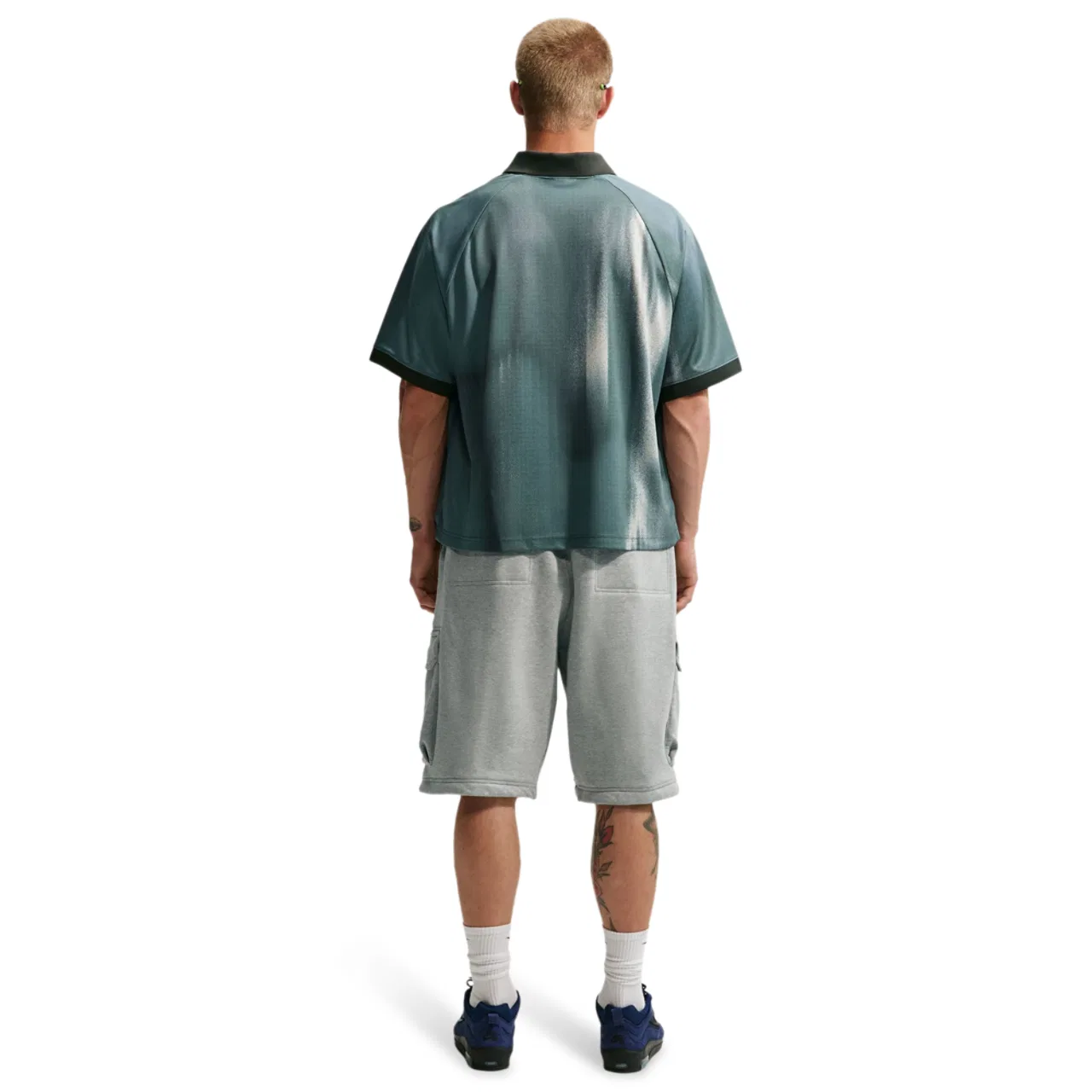 Мужская футболка Dri-Fit Jacquard Jersey Nike, зеленый/серебристый — фото 4