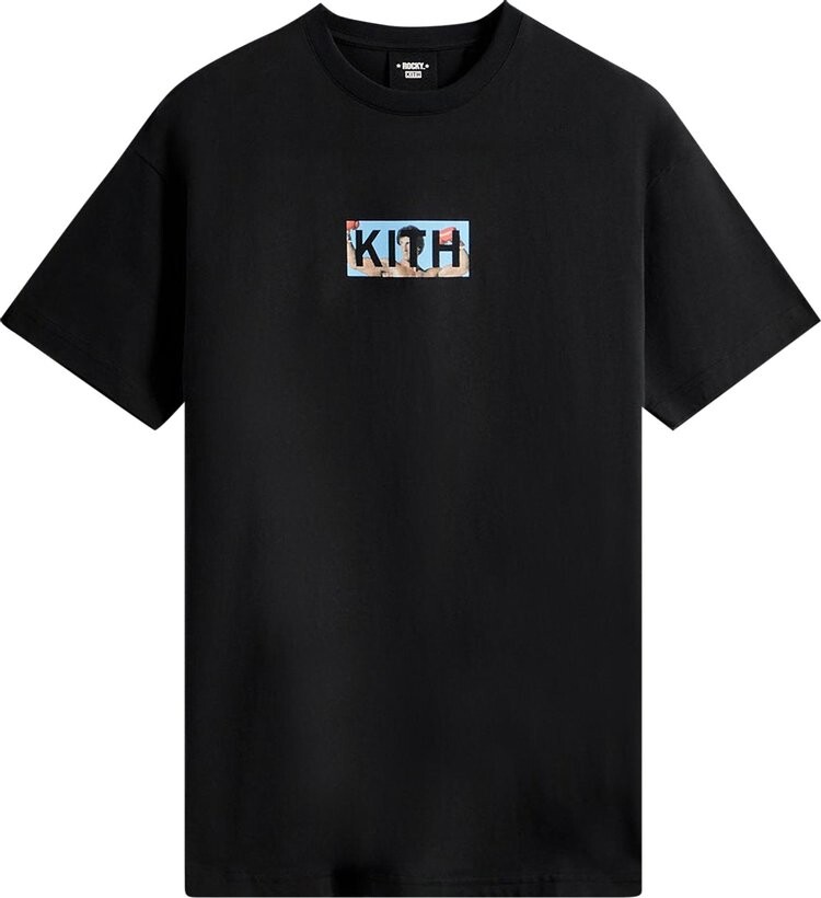 

Футболка Kith For Rocky Balboa Classic Logo Tee 'Black', черный