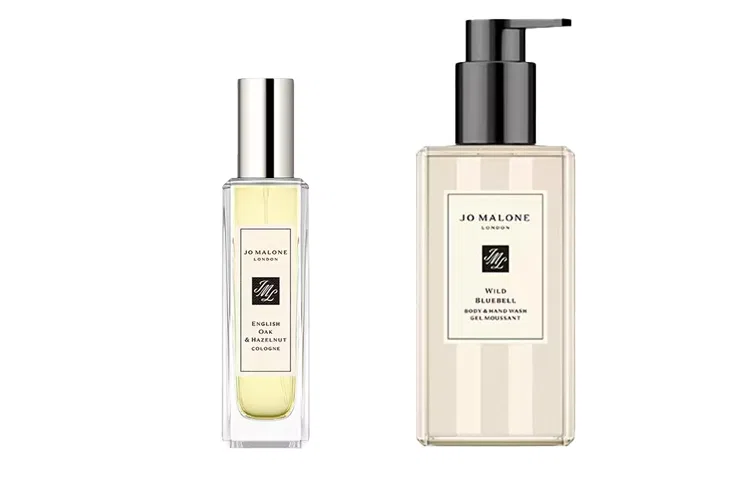 Набор парфюмерной воды и геля для душа Jo Malone London, 30 мл + 250 мл, UK Oak & Hazelnut, Bluebell