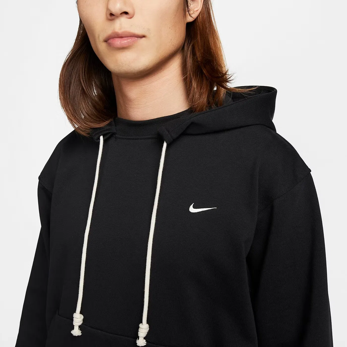 Худи баскетбольное с длинным рукавом Nike, черный — фото 2