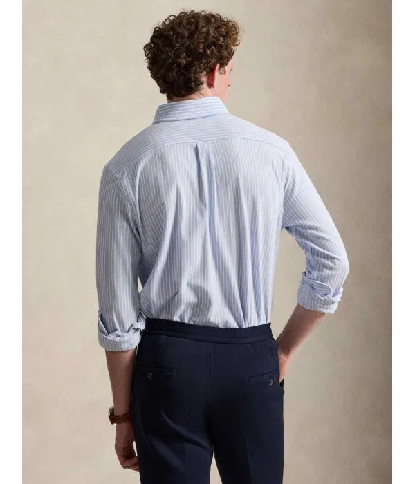 Мужская рубашка с длинным рукавом Polo Ralph Lauren, Azzurro — фото 3