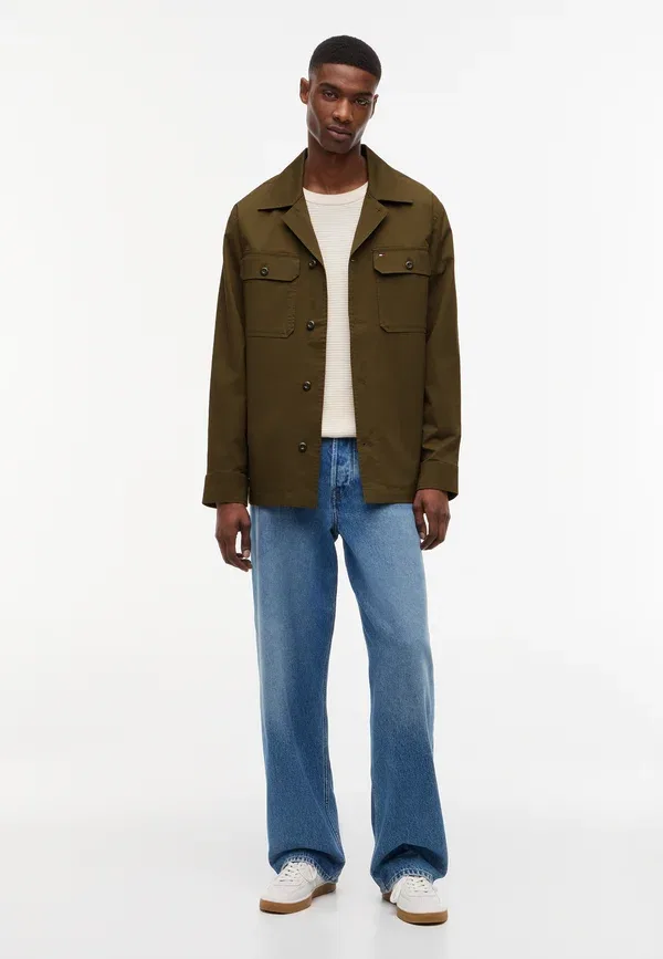 Куртка хлопковая Resort - Tommy Hilfiger, Platinum Olive, оливковый — фото 2