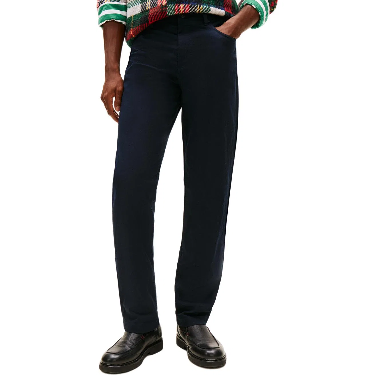 Повседневные брюки, классический крой, Tommy Hilfiger, Sea Blue — фото 3
