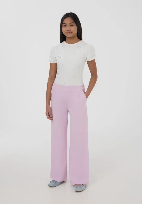 Брюки из полиэстера с эластаном Trousers Terranova, lilla, сиреневый