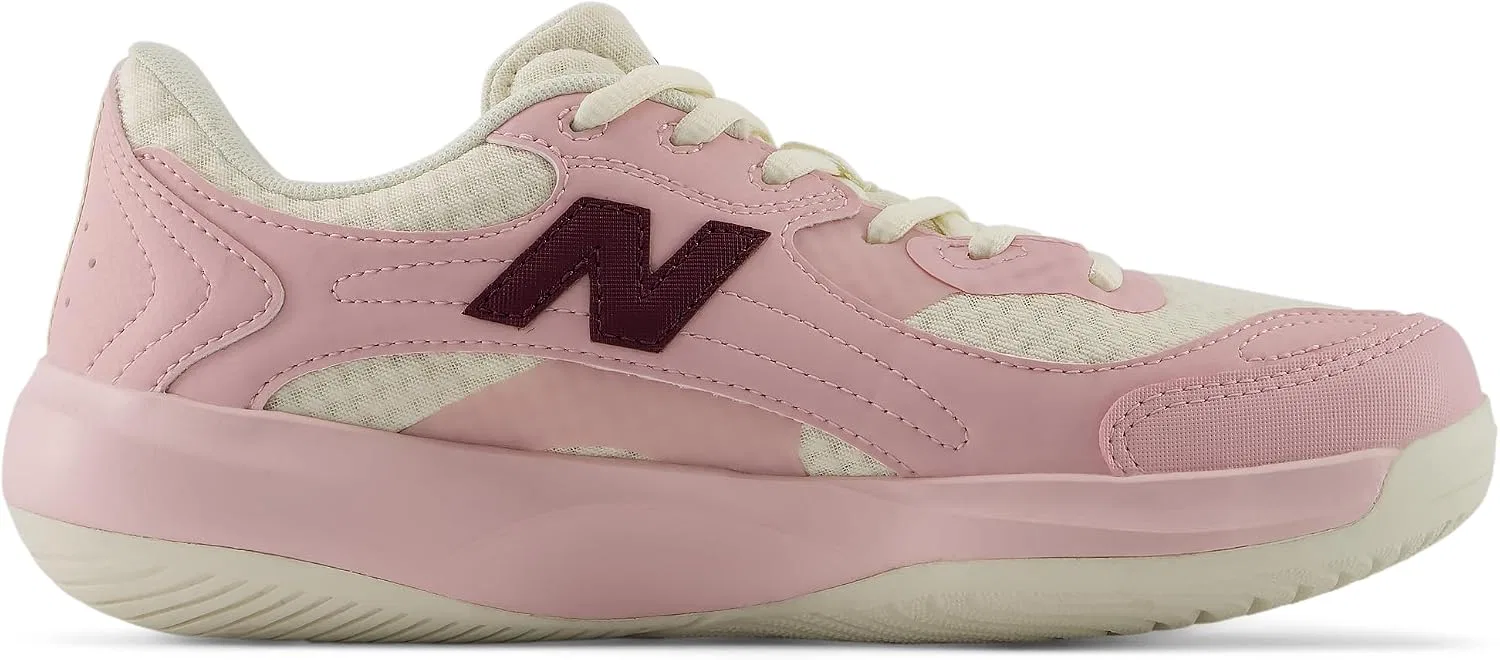 Детские кроссовки для девочек 696v7 New Balance, Nb White/Podium Red — фото 3