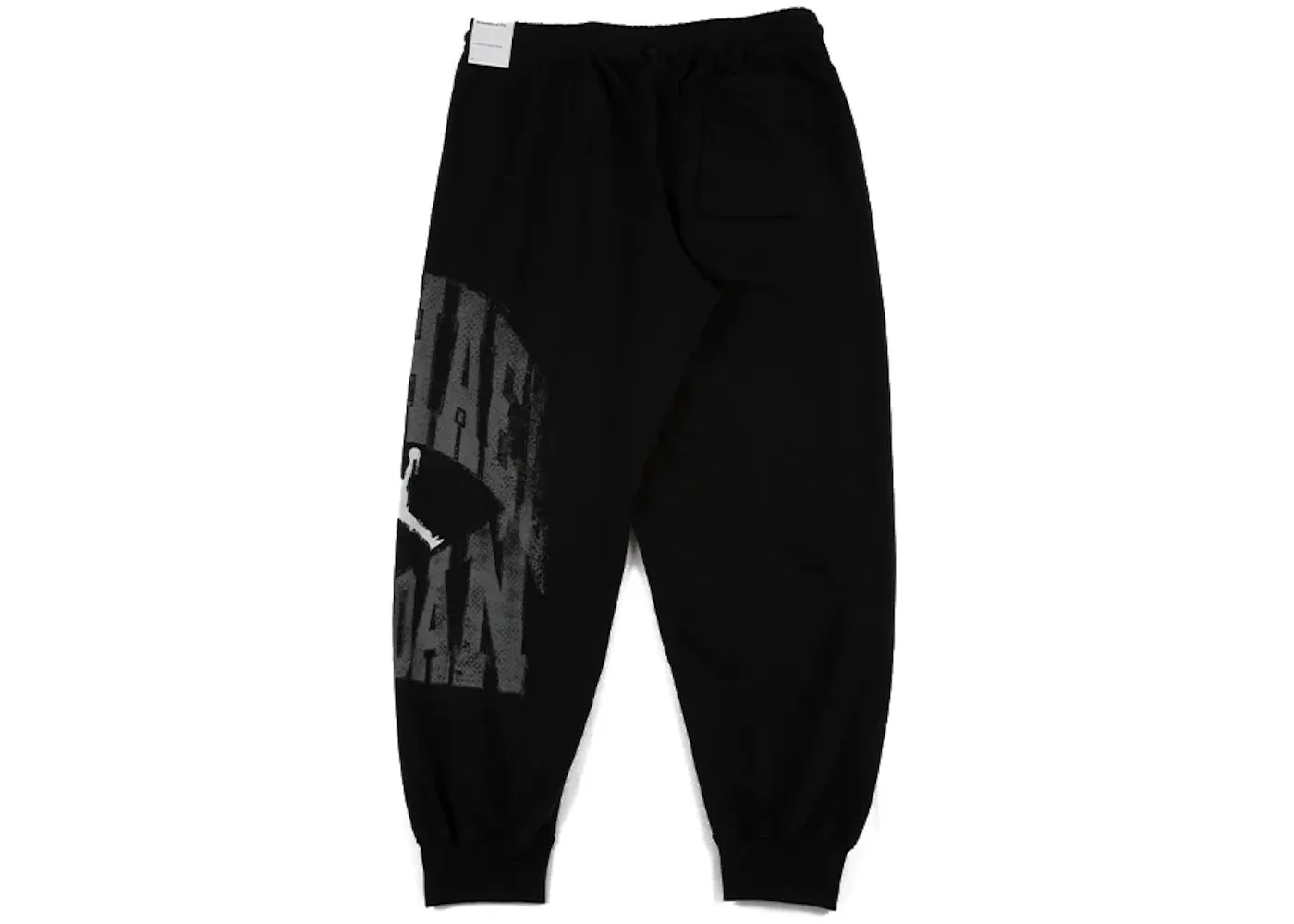 Мужские штаны с принтом Jordan Brooklyn Collegiate Pants, Black/Sail — фото 2