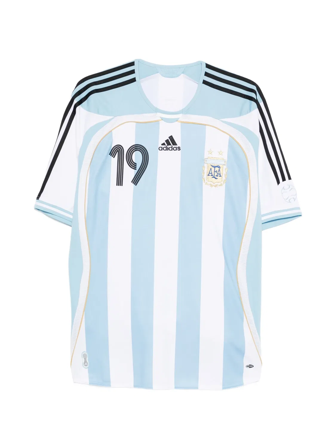 Футболка с полосатым рисунком Adidas, белый