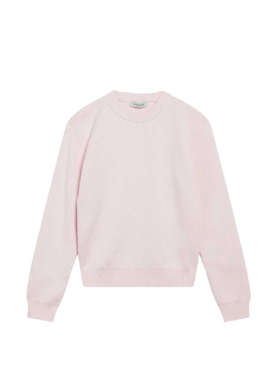 Свитер с нашивкой-логотипом Golden Goose Kids, розовый
