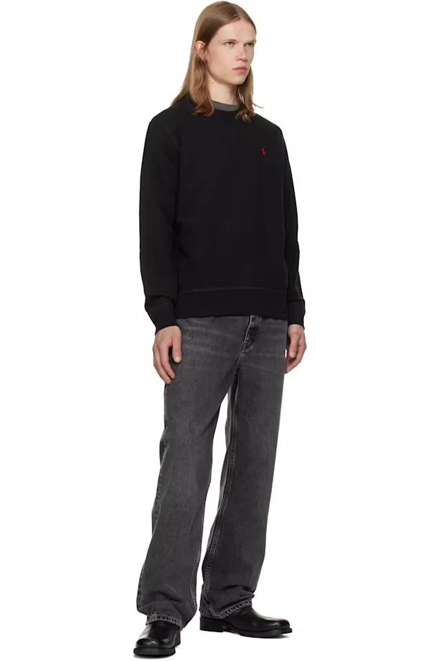 Черная толстовка the RL fleece Polo Ralph Lauren — фото 4