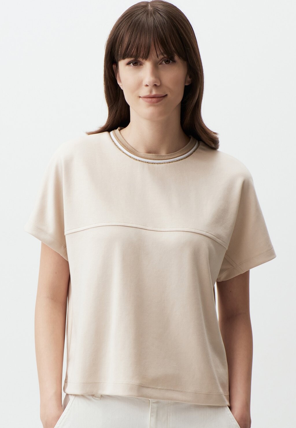 

Базовая футболка CREW NECK SHORT SLEEVE Jimmy Key, бежевый